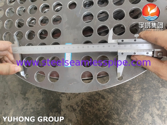 ASTM B171 C71500 đồng niken 70/30 Bảng ống cho máy trao đổi nhiệt vỏ và ống