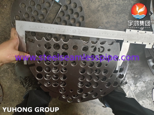 ASTM B171 C71500 đồng niken 70/30 Bảng ống cho máy trao đổi nhiệt vỏ và ống