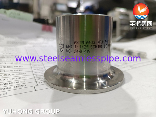 ASTM A403 WP317-S Thiết bị thép không gỉ để chống ăn mòn và nhiệt độ cao