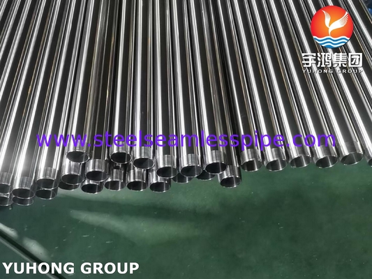ASTM A270 ống vệ sinh TP304 ống thép không gỉ không may với đầu sợi NPT