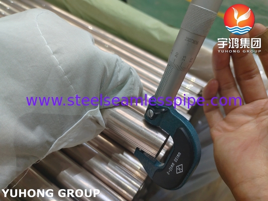 ASTM B111 UNS C70600 ống đồng niken ống thay thế bộ trao đổi nhiệt