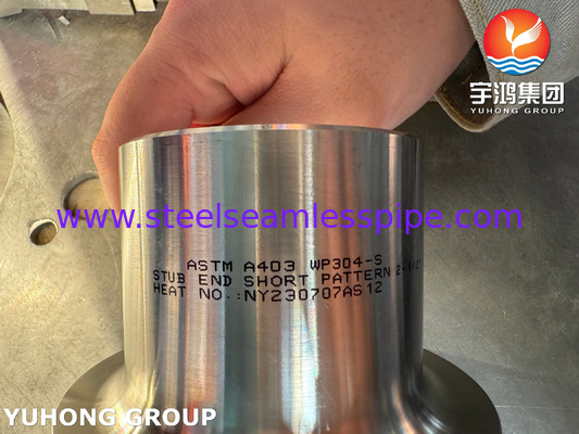 Phụ kiện mông B16.9 ASTM A403 WP304 Đầu nối bằng thép không gỉ