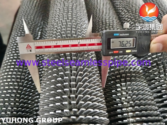 Bụi dây chuyền xoắn ốc có sợi dây chuyền ASME SA192 SMLS Bụi nồi hơi thép cacbon