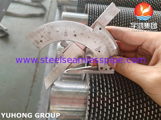 Bụi dây chuyền xoắn ốc có sợi dây chuyền ASME SA192 SMLS Bụi nồi hơi thép cacbon