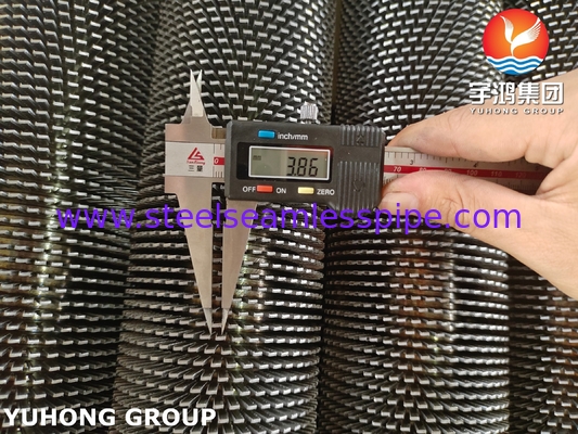 Bụi dây chuyền xoắn ốc có sợi dây chuyền ASME SA192 SMLS Bụi nồi hơi thép cacbon