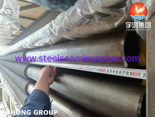 HFW Solid Plain Fined Tube, ASTM A335 P22 Stainless Seamless Pipe For Boiler