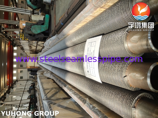 ASTM A335 P22 kim loại hợp kim thép không liền mạch cao tần số hàn Fin ống