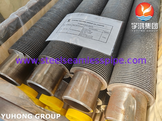 ASTM A335 P22 kim loại hợp kim thép không liền mạch cao tần số hàn Fin ống