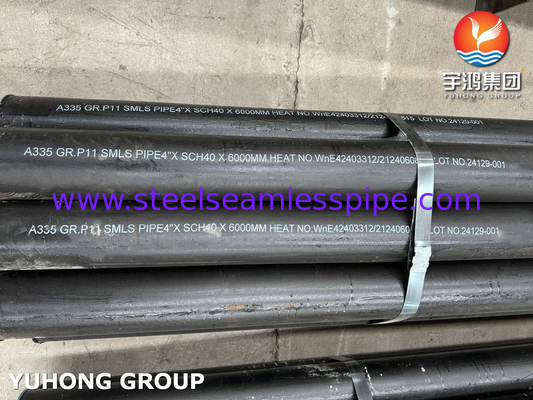 ASTM A335 GRADE P11 LEAY STEEL SEAMLESS PIPE FOR HEATER RADIANT SECTION (các đường ống liền mạch bằng hợp kim thép cho bộ sưởi ấm)