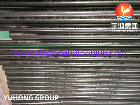 ASTM B163 Incoloy NO2200 NO2201 NO4400 NO6600 ống trao đổi nhiệt