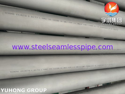 EN 10216-5 1.4462 / UNS S32205 SAF Duplex 2205 ống không thô