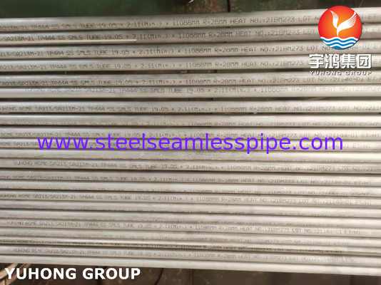 Bụi không may Ferritic ASME/ASTM A213 T444 cho nồi hơi và trao đổi nhiệt