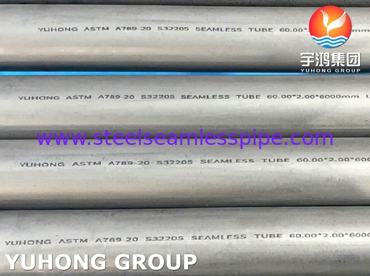 ASTM A789 UNS S32205 ống thép lưỡng dạng không may cho ngành công nghiệp hóa học