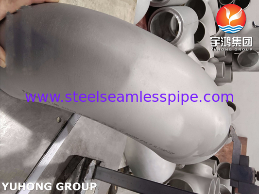 ASTM A815 UNS S32750 Thiết bị Stainless Steel Super Duplex 90 độ LR Cúp tay