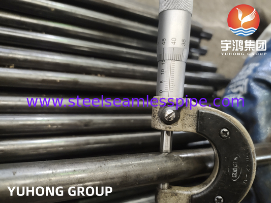 ASME SA213 T11 T12 ống không liền mạch bằng hợp kim thép cho máy trao đổi nhiệt tóc