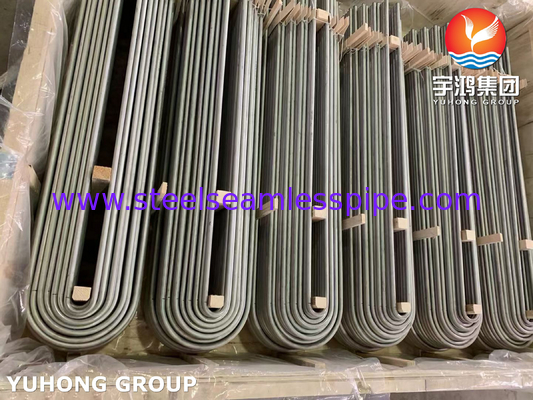 ASME SA179 U Bend Seamless Cold Drawn Carbon Steel Tube cho máy trao đổi nhiệt ống