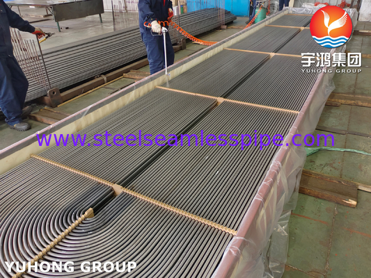 ASME SA179 U Bend Seamless Cold Drawn Carbon Steel Tube cho máy trao đổi nhiệt ống