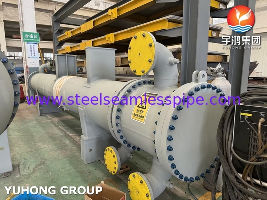 Máy trao đổi nhiệt đầu nổi, ống không may thép carbon ASTM A179 và tấm ống ASTM A266 Gr.2N