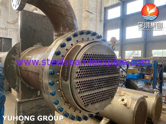 Máy trao đổi nhiệt đầu nổi, ống không may thép carbon ASTM A179 và tấm ống ASTM A266 Gr.2N