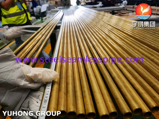 C68700 ống không may hợp kim đồng ASTM B111 cho máy trao đổi nhiệt SGS chấp thuận