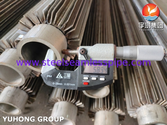 ASTM A106 A333 A179 A210, P5 P11 P22 P9, ống vây dọc