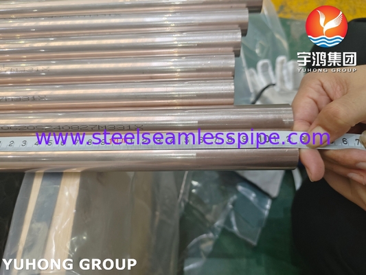 ASTM B111 C70600 đồng niken 90/10 ống liền mạch cho hệ thống khử muối