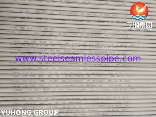 3000MM TP304 ống không thô thép ASTM A213 cho ngành công nghiệp thực phẩm