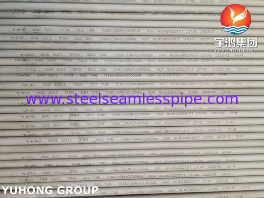3000MM TP304 ống không thô thép ASTM A213 cho ngành công nghiệp thực phẩm
