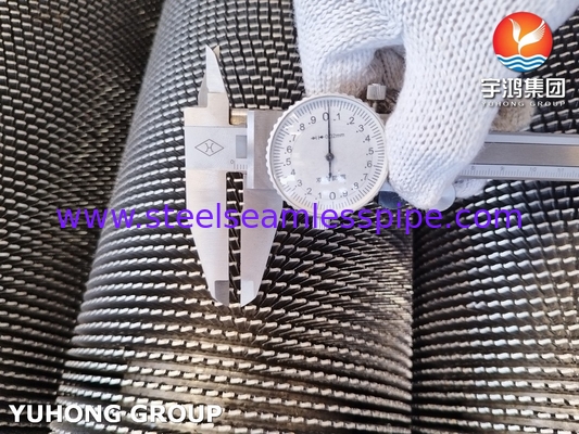 TP304H Thép không gỉ ống sợi vây HFW hàn tần số cao