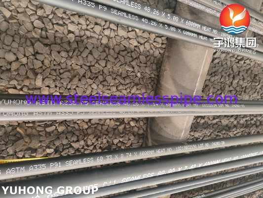 P22 Bơm không may bằng thép hợp kim ASME SA335 cho máy sưởi hình trụ dọc