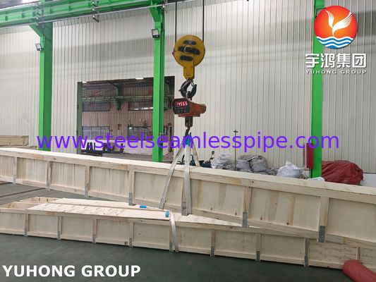 Bơm không may hợp kim niken B163 UNS N08825 25.4MM*2.11MM*5555MM HEAT NO.175-122