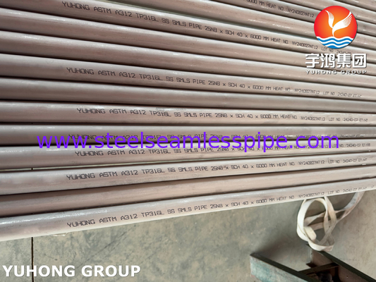 ASTM A269 TP316L ống thép không gỉ ống sợi không gỉ