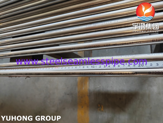 ASTM A249 TP316L Đèn hàn thép không gỉ sợi sáng ống trao đổi nhiệt