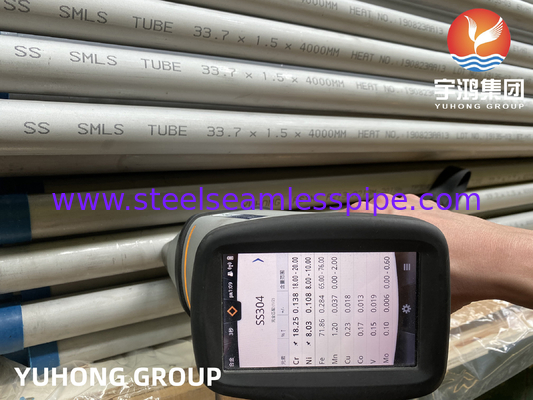 ASTM A213 TP304 304H 304L ống trao đổi nhiệt bằng thép không gỉ