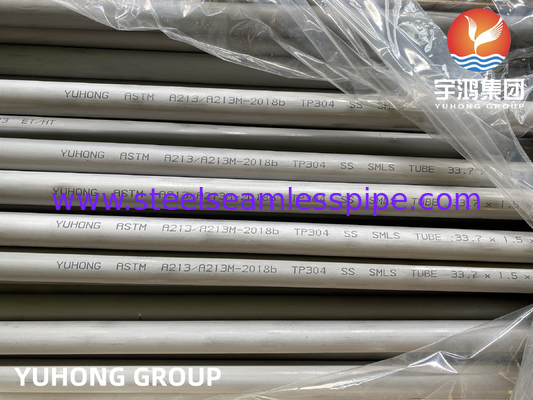 ASTM A213 TP304 304H 304L ống trao đổi nhiệt bằng thép không gỉ