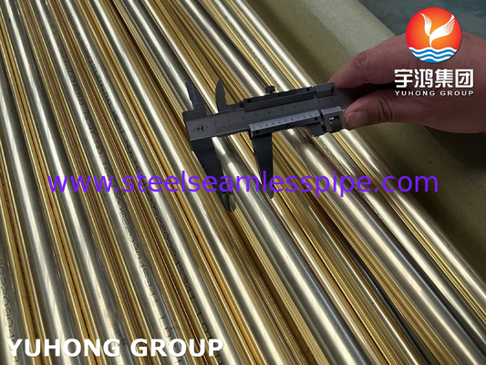 ASTM B111 / ASME SB111 C44300 ống đồng cho ứng dụng trao đổi nhiệt máy ngưng tụ