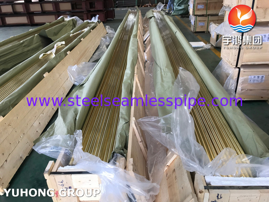 ASTM B111 / ASME SB111 C44300 ống đồng cho ứng dụng trao đổi nhiệt máy ngưng tụ