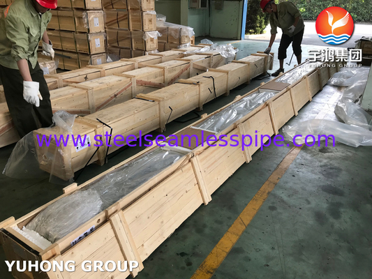 ASTM B111 / ASME SB111 C44300 ống đồng cho ứng dụng trao đổi nhiệt máy ngưng tụ