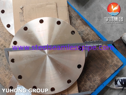 ASTM B283 UNS C70620 Vàng kim loại hợp kim đồng nickel Flange Forged Blind Flange BLRF