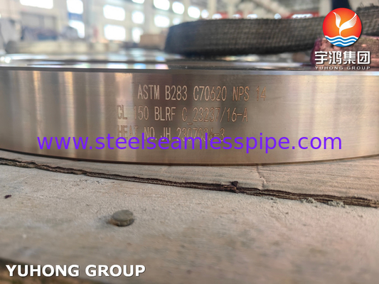 ASTM B283 UNS C70620 Vàng kim loại hợp kim đồng nickel Flange Forged Blind Flange BLRF