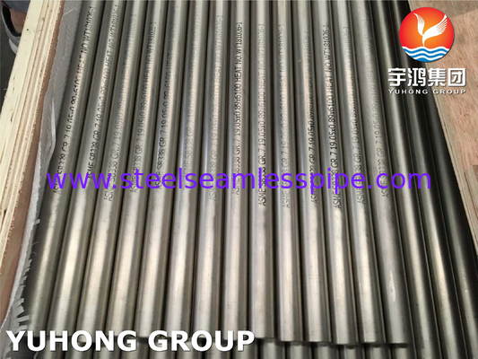 ASME SB338 Gr7 UNS R52400 ống hợp kim titan-palladium cho máy ngưng tụ