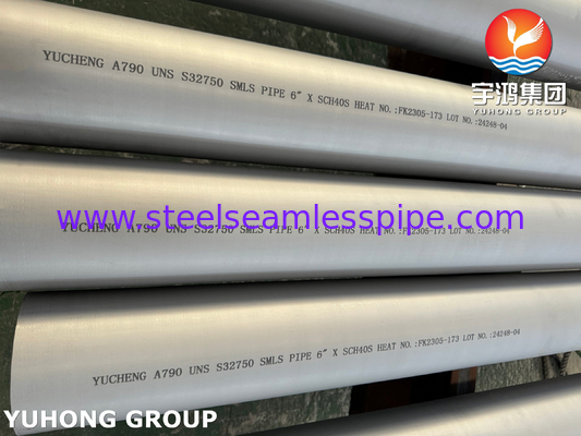Super Duplex 2507 ống ASTM A790 UNS S32750 ống thép không gỉ Super Duplex