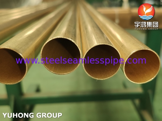 JIS H3300 C6872T / ASTM B111 C68700 ống đồng nhôm ống trao đổi nhiệt