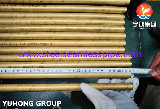 ASTM B111 C68700 ống đồng niken cho ứng dụng máy ngưng tụ và trao đổi nhiệt