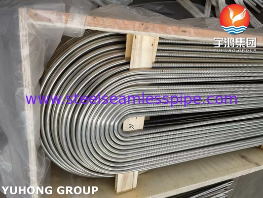 ASTM A213 TP304 304L Thép không gỉ ống lăn U Tube trao đổi nhiệt