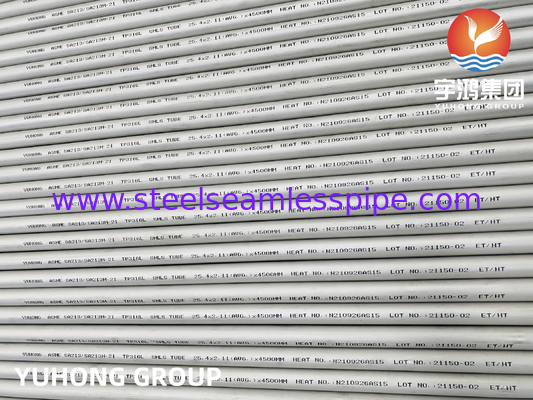 ASTM A213 TP316 TP316L Stainless Steel Seamless Tube
