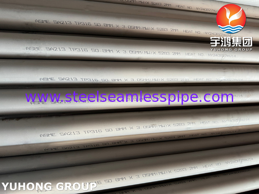 ASTM A213 TP316 TP316L Stainless Steel Seamless Tube