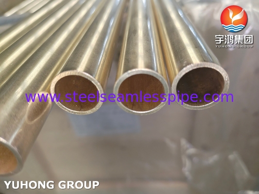 ASME SB111 C44300 ống đồng liền mạch ống đồng cho máy trao đổi nhiệt