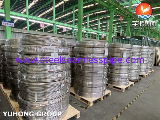 ASTM A269 TP316L Vòng thép không gỉ ống liền mạch NACE MR0175 Phù hợp