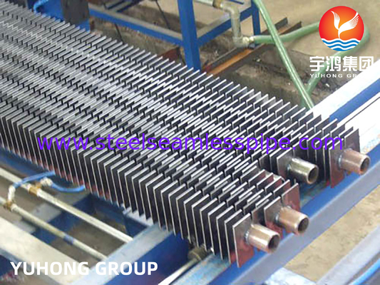 Bộ trao đổi nhiệt ống vây hình chữ nhật bằng thép carbon không gỉ